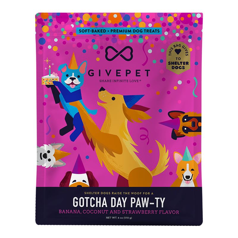 Soft Baked Treats | GivePet GIVEPET Premium Dog Treats Gotcha Day 