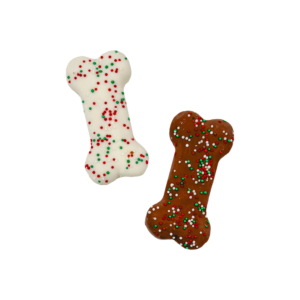 Bosco and Roxy's Cookies | Winter Wonderland Bosco Roxy Dipped Bones | Holiday 