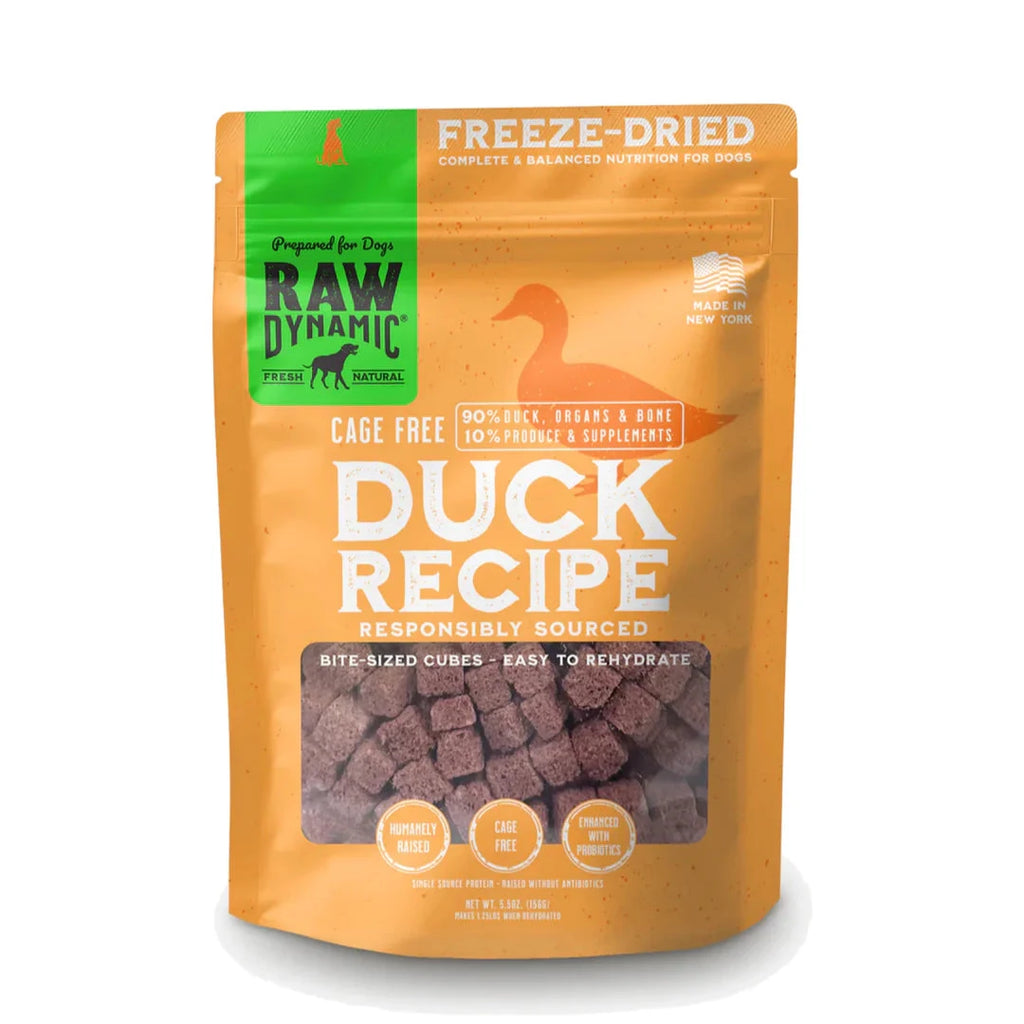 Raw Dynamic | Freeze Dried Raw Entree Raw Dynamic Duck 5.5oz 