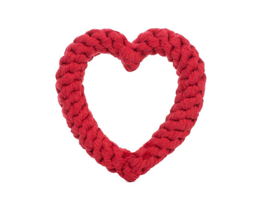 Read Heart Rope Toy | Jax & Bones Toy Jax & Bones 