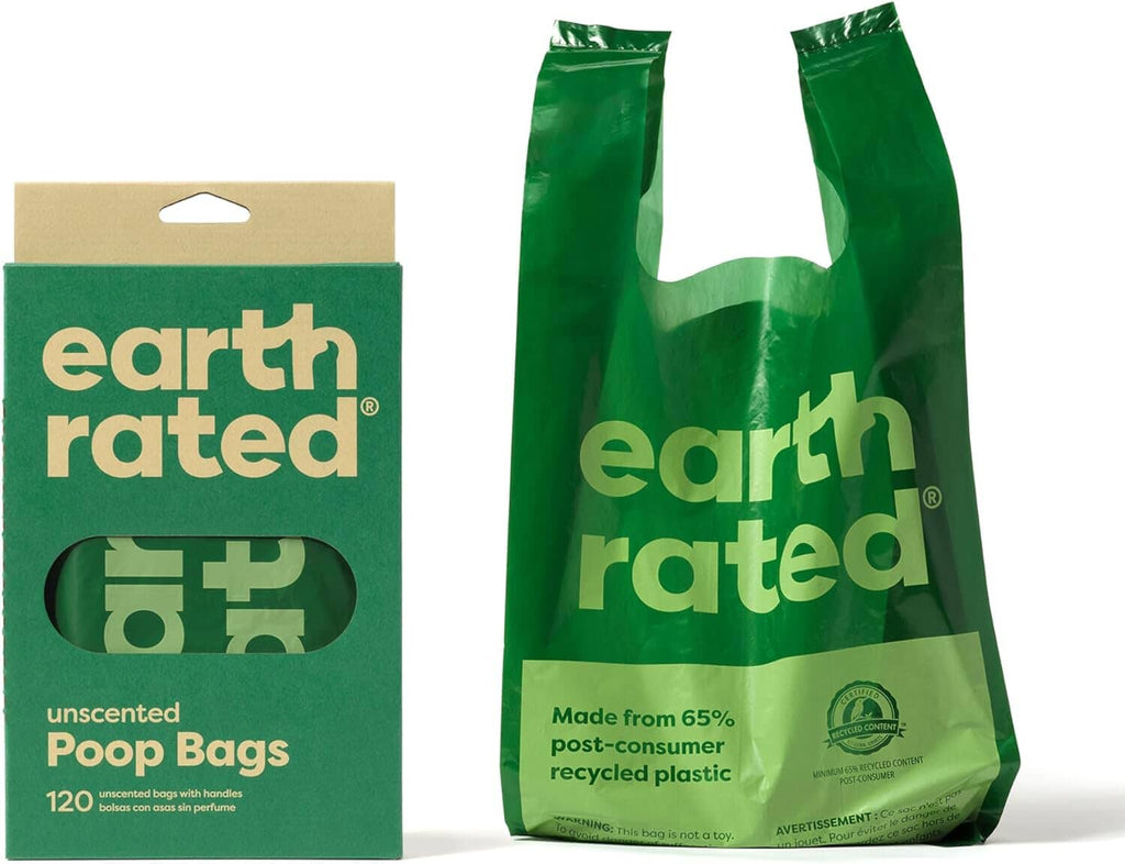 Poop Bags | Earth Rated Earth Rated Unscented | 120ct EZ tie 