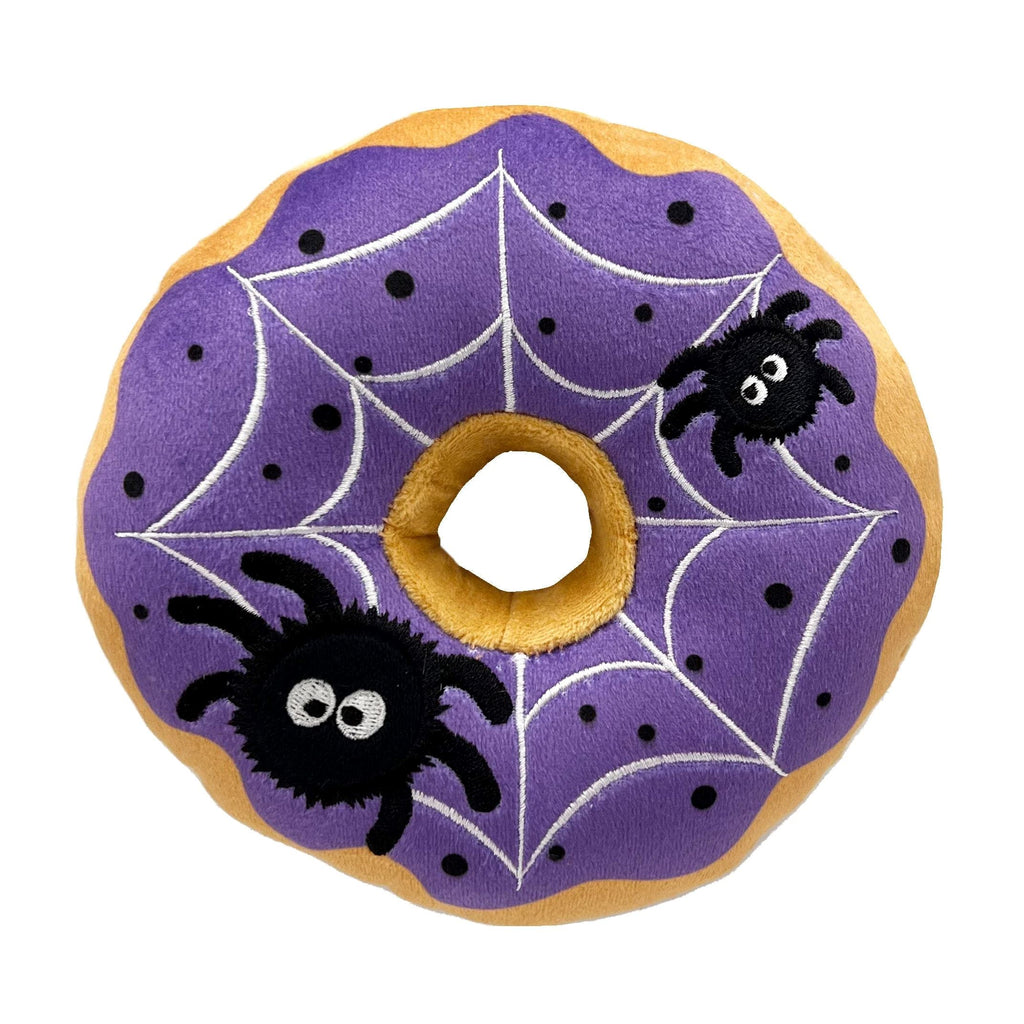 Donut |Power Plush Dog Toys Huxley & Kent Spiderweb Donut 